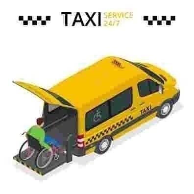 Rolstoelvervoer Vlietland Ziekenhuis. Taxi met transportrolstoel.